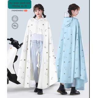 Áo Mưa Cánh Dơi Họa Tiết 3XL | Có Kính Che Xe Máy Xe Điện | Size Lớn Toàn Thân Cao Cấp
