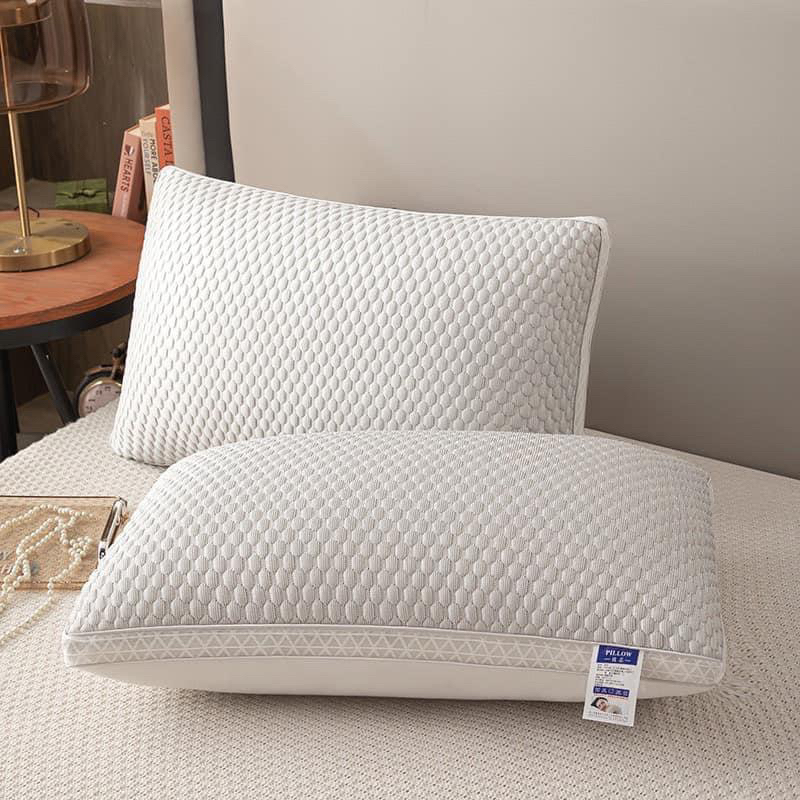 Gối băng lạnh thế hệ mới 48x74cm, bông sơ trắng đẹp tinh khiết, kháng khuẩn