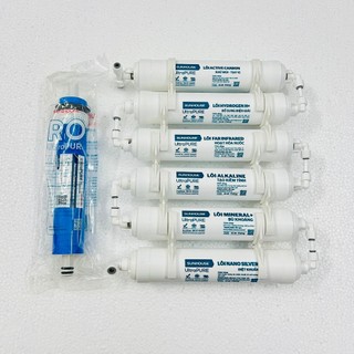 Combo 10 lõi Sunhouse chính hàng (1-10), 123 + màng RO + lõi chức năng (bù khoáng)