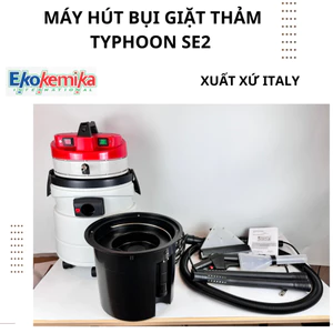 MÁY HÚT BỤI GIẶT THẢM GIẶT NỆM, DỌN NỘI THẤT XE HƠI TYPHOON SE2 THƯƠNG HIỆU IPC SẢN XUẤT TẠI Ý