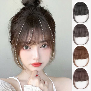 Tóc giả mái thưa ngắn phong cách Hàn Quốc AAA iLita hàng dệt tay cao cấp tự nhiên như tóc thật