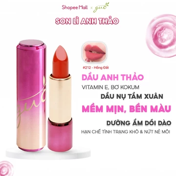 Son Lì Anh Thảo Màu Hồng Đất Trầm Ấm, Sang Trọng - Little Newbie GUO 5gr