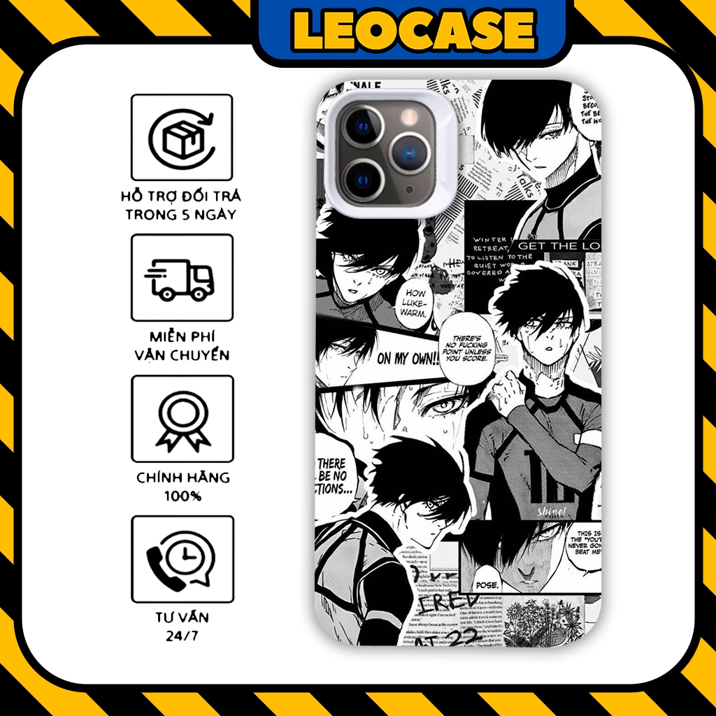Ốp lưng iPhone silicone cao cấp Leocase Rin Itoshi Manga Anime Blue ...