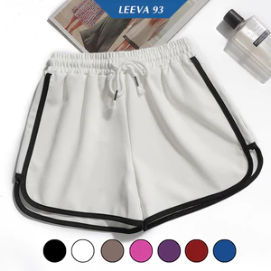 Quần short thể thao dây rút dáng rộng phong cách basic - 202