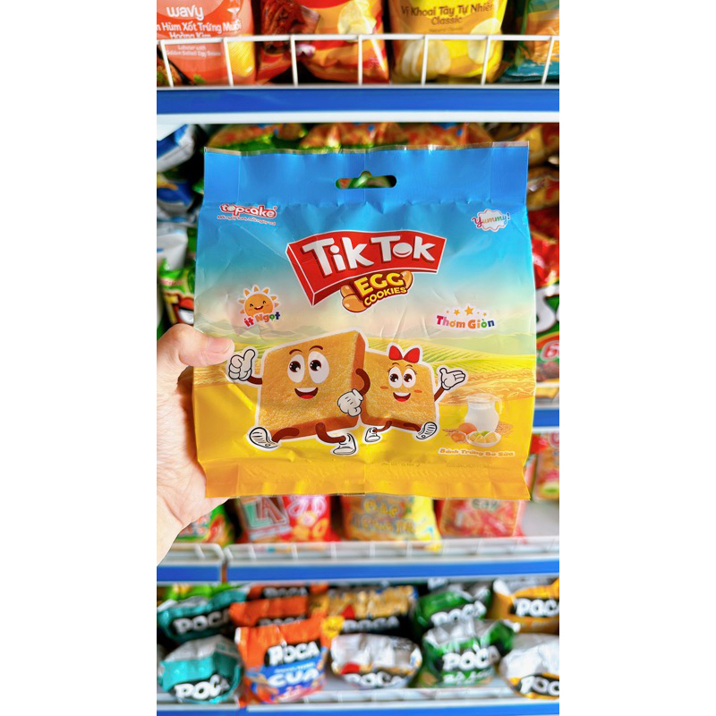 Bánh trứng bơ sữa Tiktok 40gram | Shopee Việt Nam