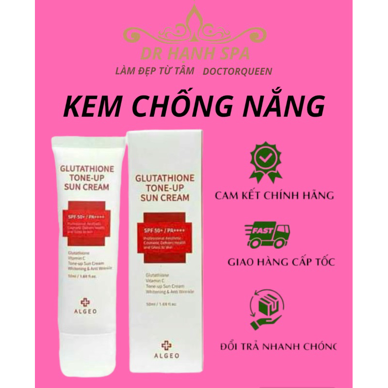 Kem chống nắng Algeo Glutathione Tone-up Sun Cream - 50ml