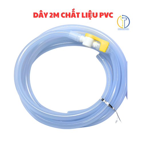 Dây nối nhựa PVC/Silicone 2m dùng với bình truyền cà phê 2L