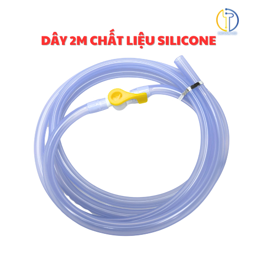 Dây nối nhựa PVC/Silicone 2m dùng với bình truyền cà phê 2L