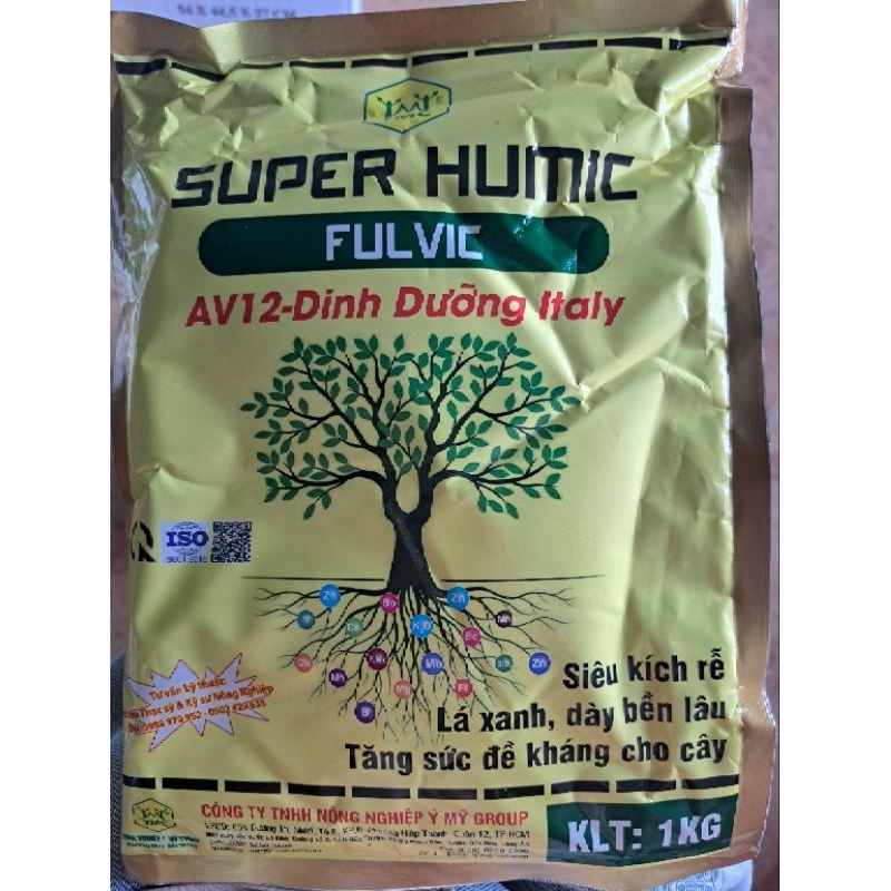 Super Humic Fulvic - Ý Mỹ - siêu kích rễ, lá xanh (1kg) | Shopee Việt Nam