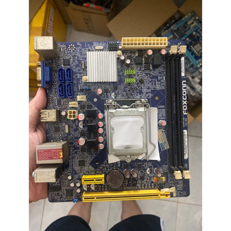 main asus h61 chính hãng tặng kèm chặt main và keo tản nhiệt | Shopee ...