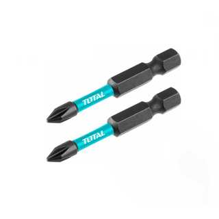 ĐỒ NGHỀ TOTAL Bộ 2 mũi bắt vít PH3x50MM TACIM71PH350