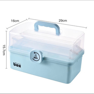 Hộp đựng thuốc gia đình 3 tầng giúp cho việc tìm kiếm dễ dàng ngăn nắp hơn