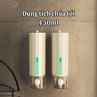 Hộp đựng sữa tắm dầu gội nước rửa tay ECO chất liệu ABS gắn treo tường tiện lợi