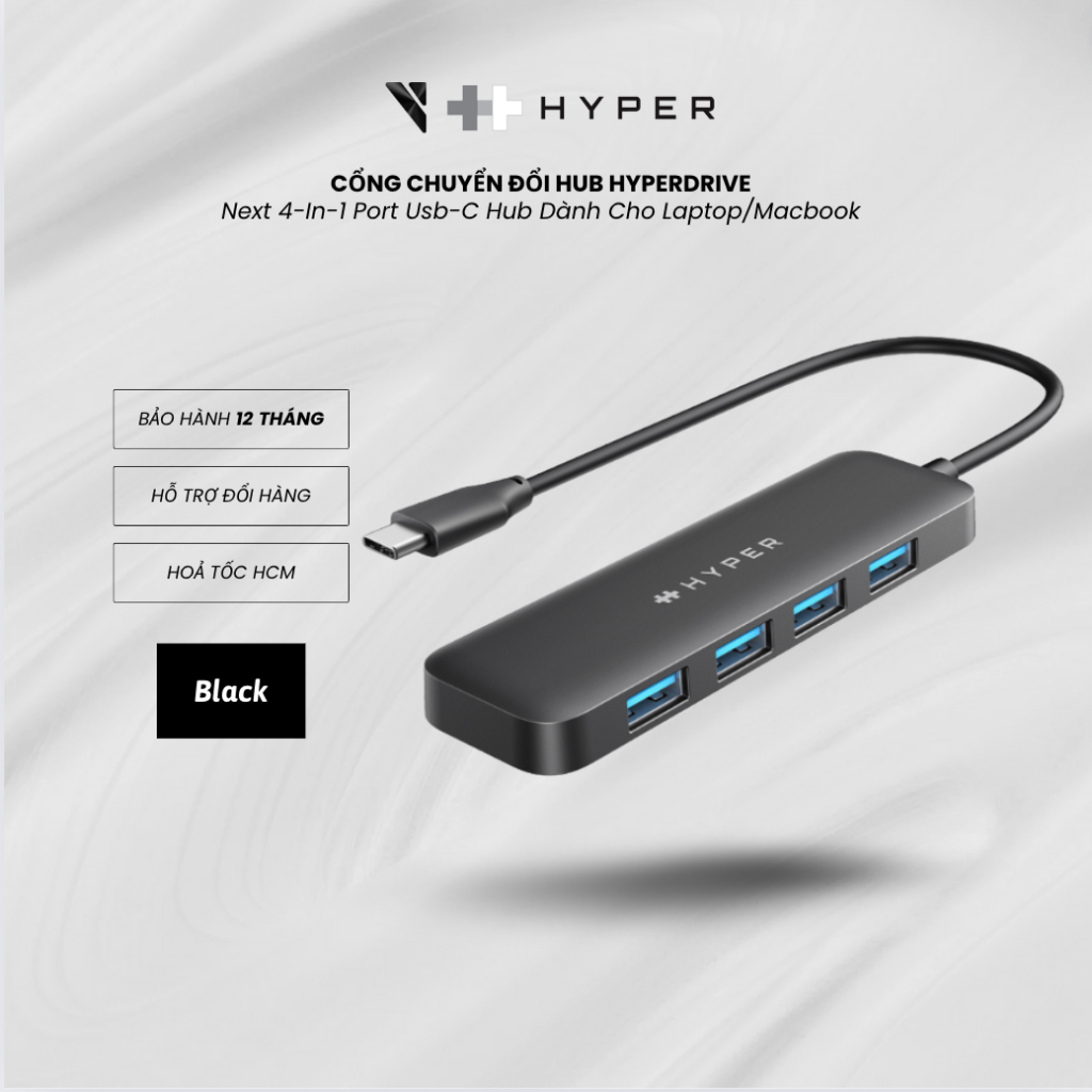 [Hoả Tốc HCM] Cổng Chuyển Đổi Hub Hyperdrive Next 4-In-1 Port Usb-C Hub ...