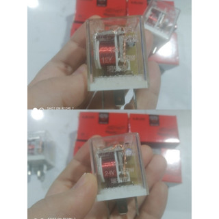 Combo 2 Rơ le xi nhan 3 chân UUS vỏ đỏ điện 12v và 24v.