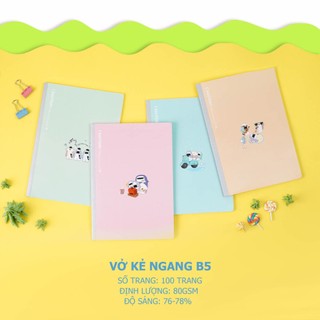 Vở Kẻ Ngang 100 Trang CLASSMATE, Vở Viết B5 Định Lượng 80gsm Dày Dặn Dành Cho Học Sinh Ghi Chép NB5-10-0510
