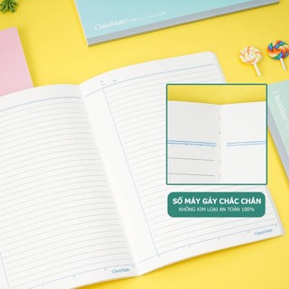 Vở Kẻ Ngang 100 Trang CLASSMATE, Vở Viết B5 Định Lượng 80gsm Dày Dặn Dành Cho Học Sinh Ghi Chép NB5-10-0510