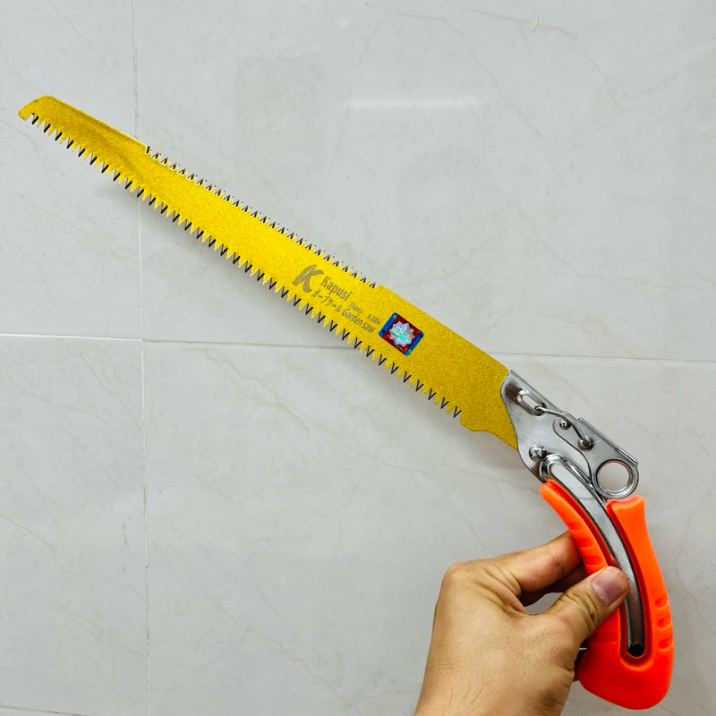 Cưa gỗ cầm tay lưỡi cong hãng Kapusi Japan chiều dài tổng thể 500mm
