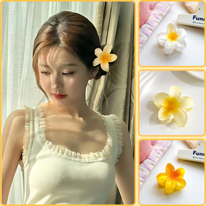Kẹp tóc hoa sứ hoa ly AAA iLita kẹp càng cua đẹp cho nữ đẹp hottrend nhiều màu sắc phong cách Hawaii, cặp búi tóc cute