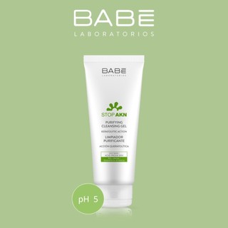 Gel Rửa Mặt Kiểm Soát Dầu, Giảm Mụn BABE Stop AKN Purifying Cleansing Gel