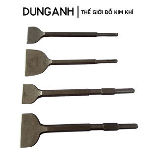 Mũi đục bê tông bản rộng phi 14, 17, mũi đục dẹt Kim Khí Dung Anh