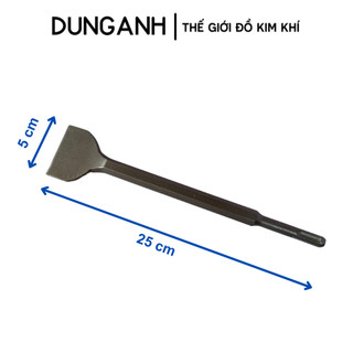 Mũi đục bê tông bản rộng phi 14, 17, mũi đục dẹt Kim Khí Dung Anh