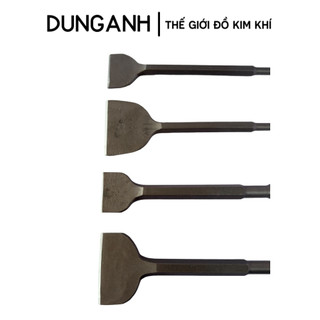 Mũi đục bê tông bản rộng phi 14, 17, mũi đục dẹt Kim Khí Dung Anh