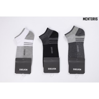 Tất nam cổ ngắn Mentoris Cotton Mềm Mịn,Không Bai Gião,Kháng Khuẩn Cực Tốt,Chống Thối Chân RSP