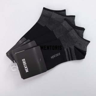 Tất nam cổ ngắn Mentoris Cotton Mềm Mịn,Không Bai Gião,Kháng Khuẩn Cực Tốt,Chống Thối Chân RSP