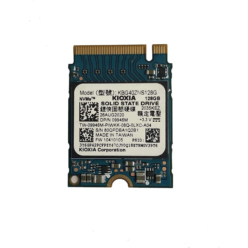 SSD NVMe M.2 2230 Samsung PM991 1 To - Pour Microsoft Surface Pro X/7+/8, Vitesse 2200 Mo/s, Occasion