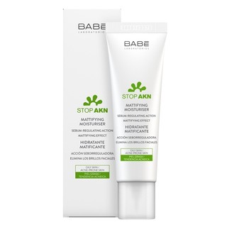 Kem Dưỡng Ẩm, Làm Dịu Cho Da Dầu Mụn BABE Stop AKN Mattifying Moisturiser 50ml