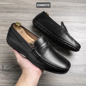 Giày Da Nam ZANISTO CS049 Đế Cao Su Non Êm Nhẹ Chất Da Cao Cấp Bền Bỉ Kiểu Dáng Giày Lười Trẻ Trung