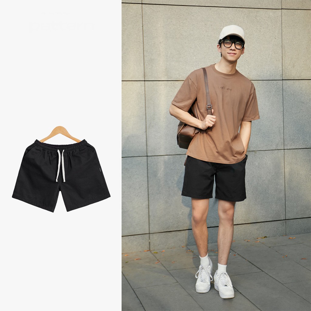 Quần Đùi Nam Kaki, Quần Short Nam Kaki Form Rộng Thời Trang Đẹp Màu Đen Trắng Halley H18