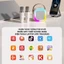 Loa bluetooth mini hát karaoke k12 tặng kèm 2 mic,có thể thay đổi giọng, nhỏ gọn có thể mang theo dễ dàng sử dụng
