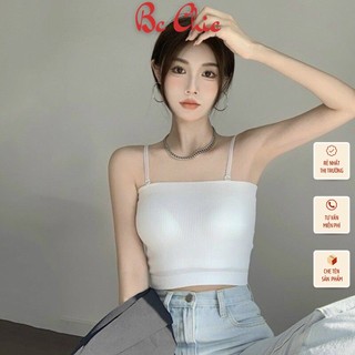 Áo bra 2 dây màu trơn kẻ sọc thời trang trẻ trung N99 BC_CHIC LINGERIE