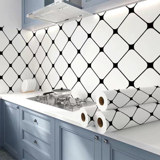 Cuộn 10M Decal dán tường, dán bếp tráng nhôm khổ rộng 60cm chống nước và chịu nhiệt độ cao