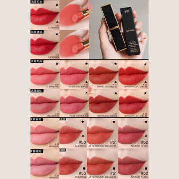 [Full Box] Son Thỏi Tom Ford Satin Matte Highend 02/03/04/05/15/24/25/27/28/29/50/51/52/53/54/55