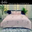 Bộ Chăn Drap Lụa Tencel Mát Lạnh Thiên Nhiên Chăn 2m2x2m Sợi Microfiber LS LAVISH SILK