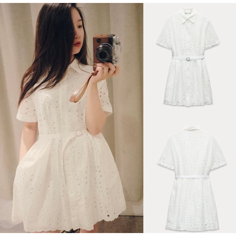 (sẵn S/M) ĐẦM HỌA TIẾT DÁNG NGẮN ZARA XUẤT