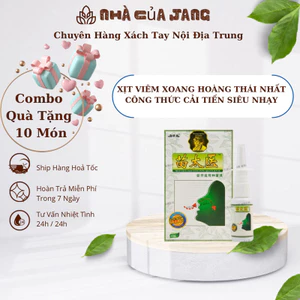 Xịt Viêm Xoang Mũi Nội Địa Trung - Xịt Mũi Xoang Dứt Điểm Xoang Cấp Tính Và Mãn Tính, 100% Từ Thảo Dược - Nhà của Jang
