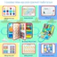 Đồ Chơi Montessori Cặp Bận Rộn Bảng Bận Rộn Busy Board 7in1 Khối Bận Rộn Đồ Chơi Giáo Dục Cho Bé BỐ KHỦNG LONG