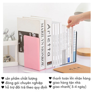 Kệ Sách Vở Để Bàn Set 2 Cái Mini Đứng Đa Năng Giá Chữ L Tiện Dụng Timo DDT40