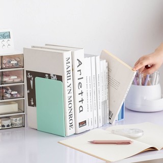 Kệ Sách Vở Để Bàn Set 2 Cái Mini Đứng Đa Năng Giá Chữ L Tiện Dụng Timo DDT40