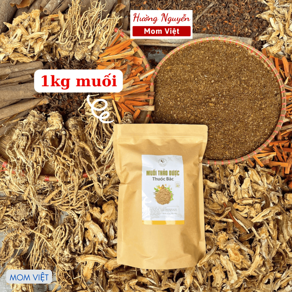 BỘ QUẤN MUỐI THẢO DƯỢC (1KG MUỐI + 1 ĐAI + 1 GEN) CHO MẸ SAU SINH GIẢM EO SĂN CHẮC BỤNG