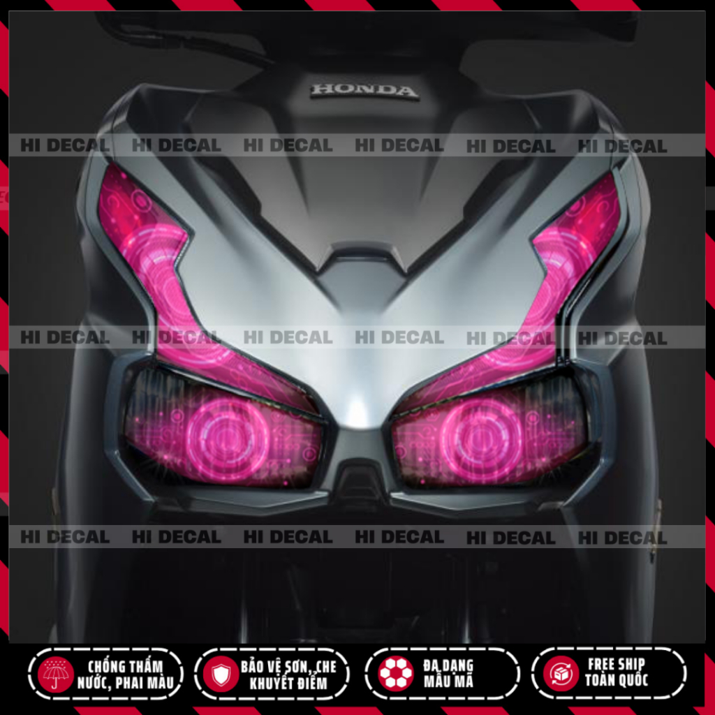Decal dán xi nhan đèn xe AB Ariblare đời 2020 - 2024 xe 125 150 160, trang trí đèn xi nhan đèn choá