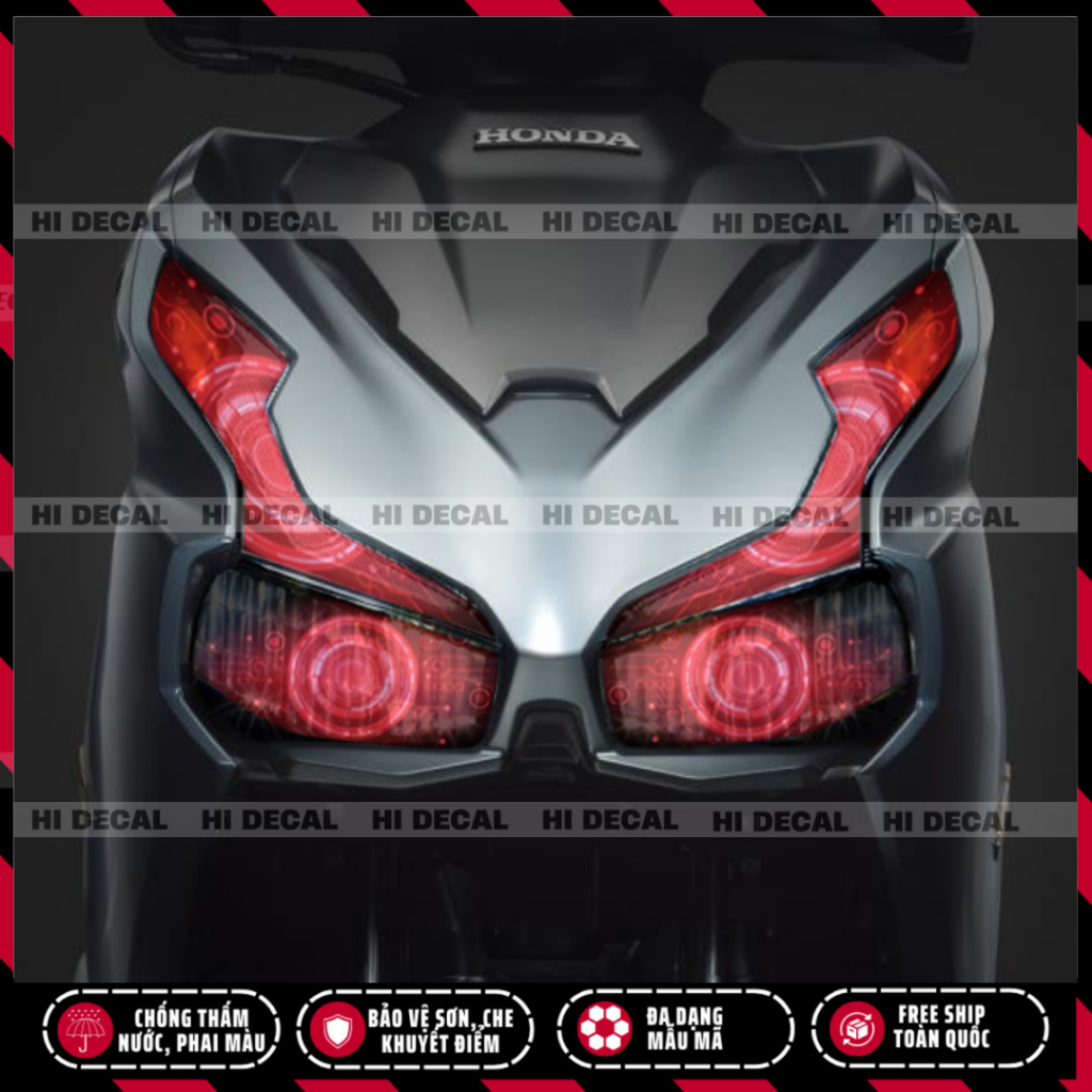 Decal dán xi nhan đèn xe AB Ariblare đời 2020 - 2024 xe 125 150 160, trang trí đèn xi nhan đèn choá