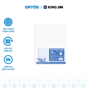 Bìa lỗ ,sơ mi lỗ King Jim 740-100GSV, bền chắc có thể sử dụng nhiều lần.
