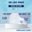 5D Lộc Phát - Thùng 200 Chiếc Khẩu Trang 3 Lớp Kháng Khuẩn Chống Bụi