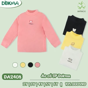 Áo Cổ 3 Phân, Áo Mặc Lót Trong Cho Bé DOKMA DA1905 DA3297 DA2408 DA1158