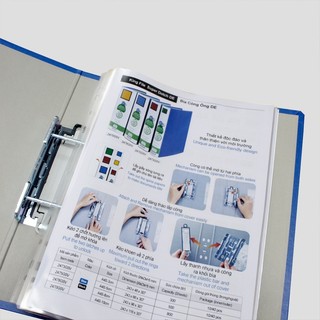 [Có VAT- Xấp 10] Bìa lỗ ,sơ mi lỗ King Jim 860-10GSV, bền chắc có thể sử dụng nhiều lần.